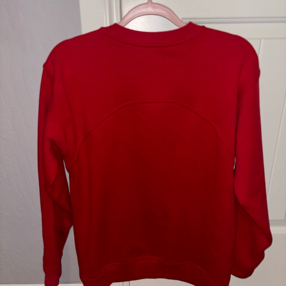 Lululemon red oversized crew sweatshirt - Picture 3 of 3